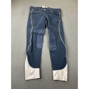 DEVON-AIRE Pants Womens 28 Blue Ankle Skinny Riding Breeches Stretch Pockets